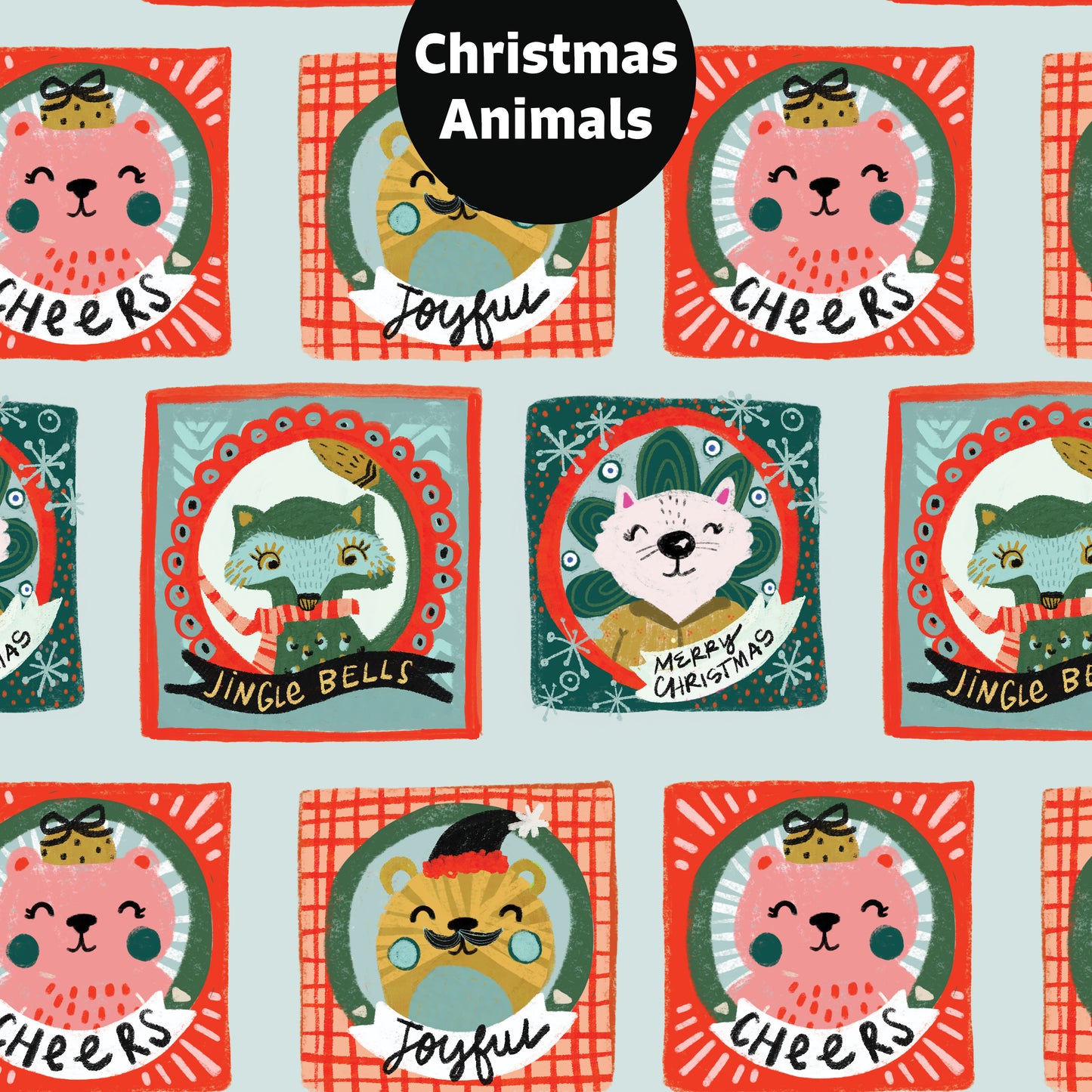 Custom Gift Wrap Sheets-Sets of Three