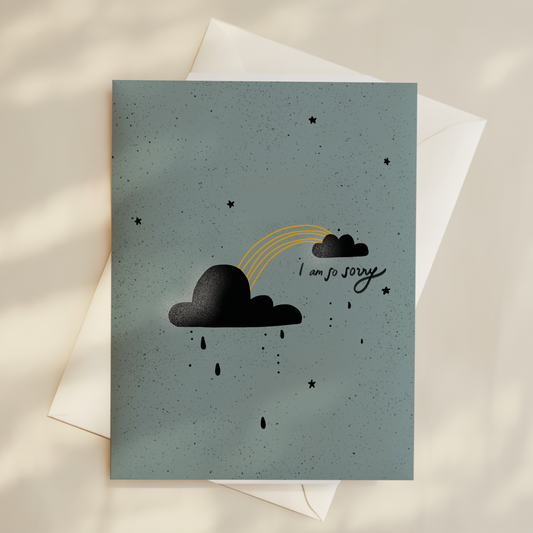 I'm So Sorry Cloud Card