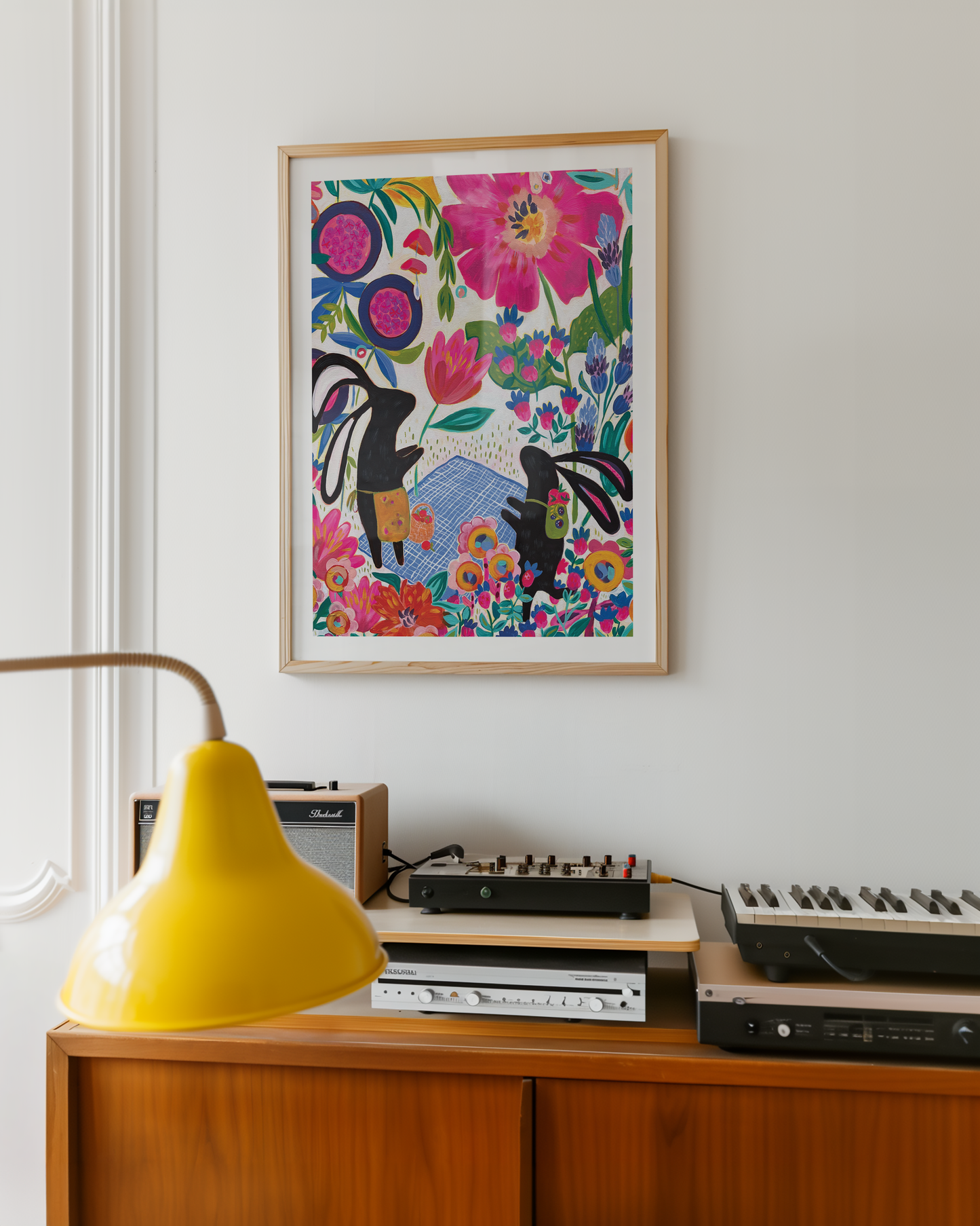 From One To Another Bunny Art Print