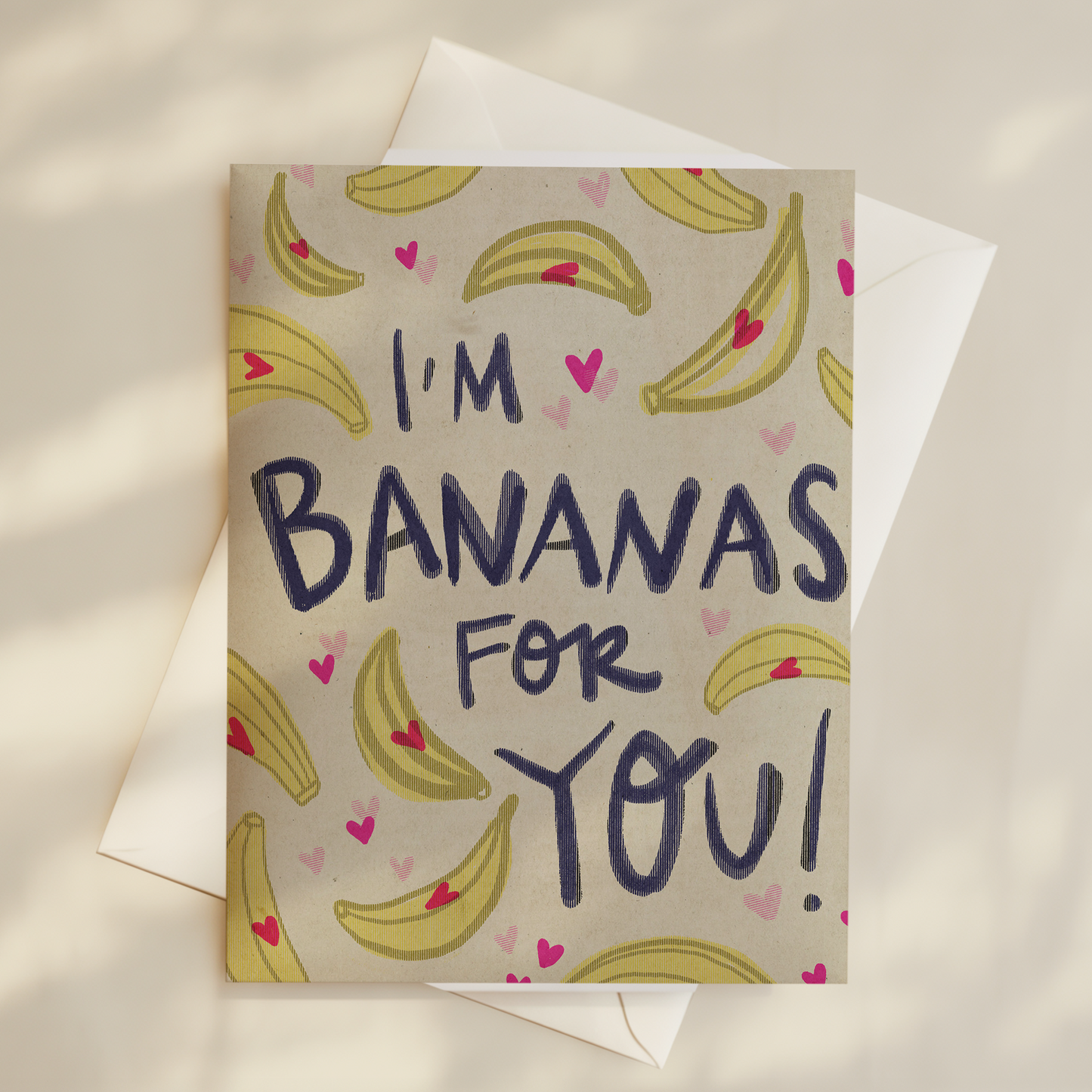 I'm Bananas For You Card