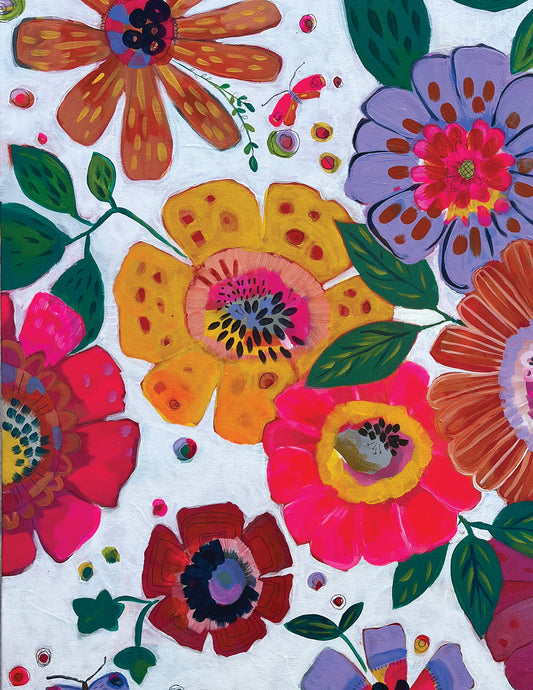 Sun-Kissed Floral Card