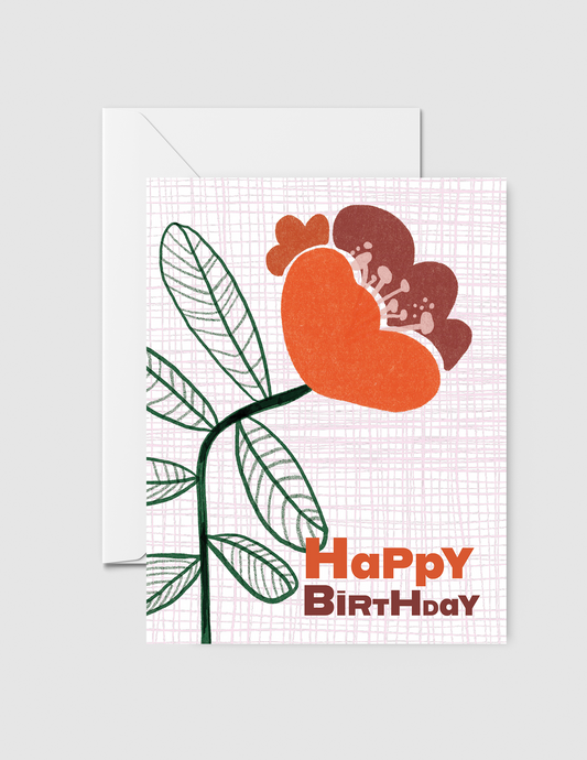 “Happy Birthday” Flower Vine