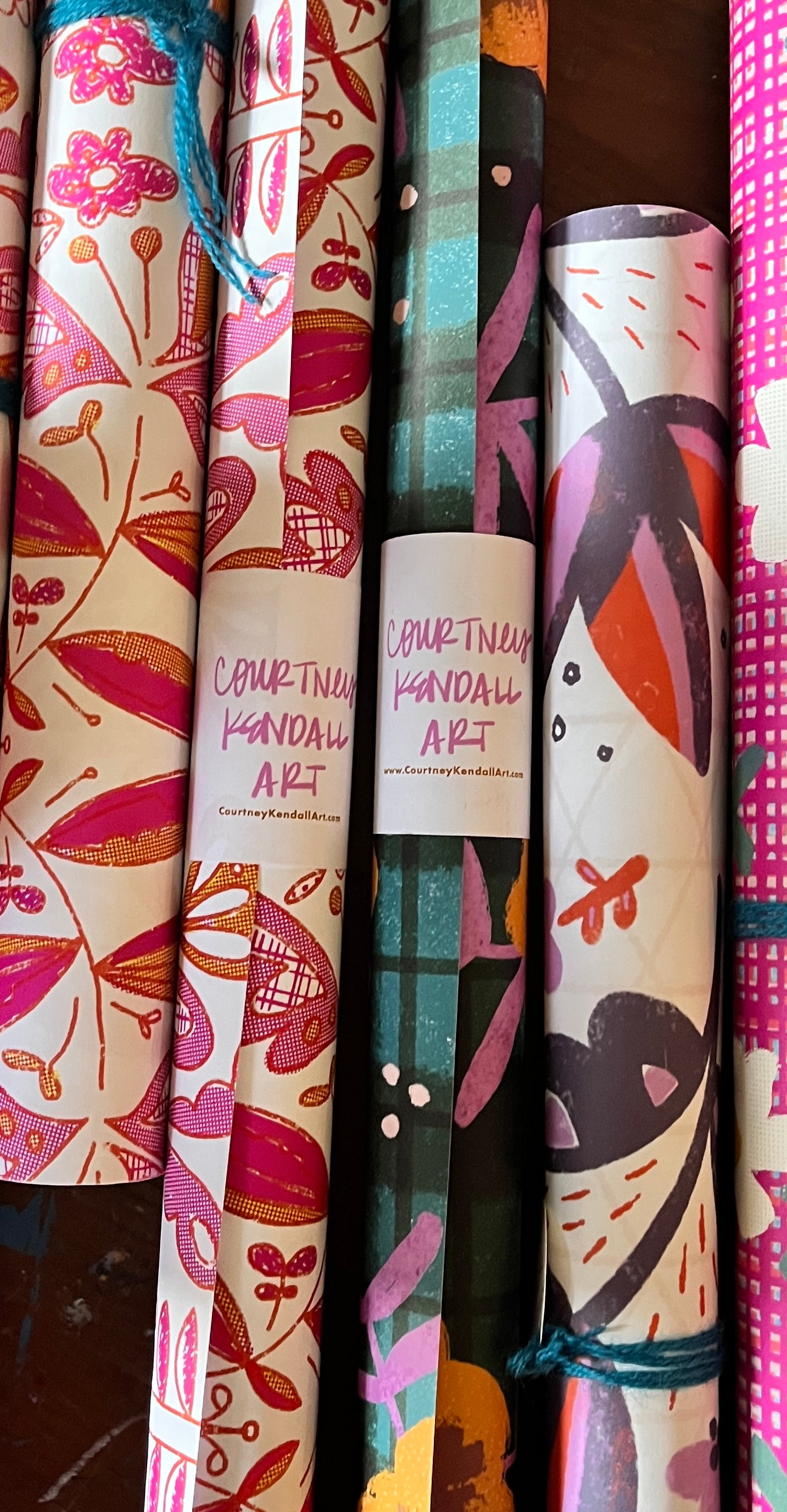 Custom Gift Wrap Sheets-Sets of Three